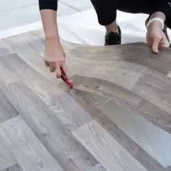 Metallic Finish Vinyl flooring