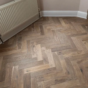 Brown SPC Herringbone patterns Flooring Dubai
