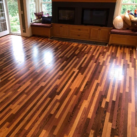 Dark Brown Wooden Flooring Dubai