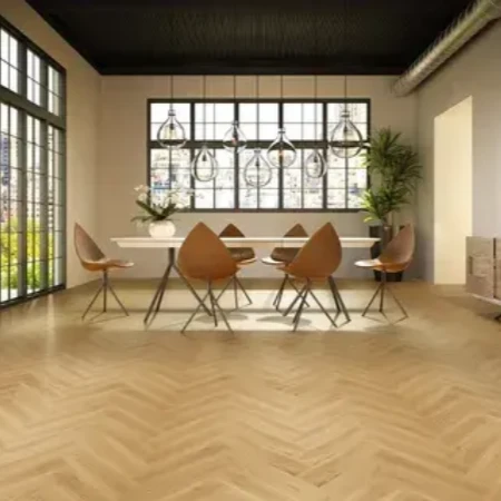 Wooden Flooding for Hotel Service Area