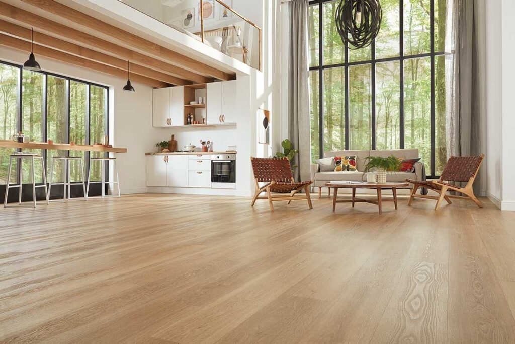 Brushed Oak LVT Wood Flooring