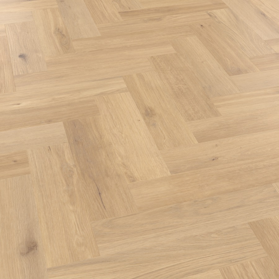 Nude Oak LVT Parquet Flooring