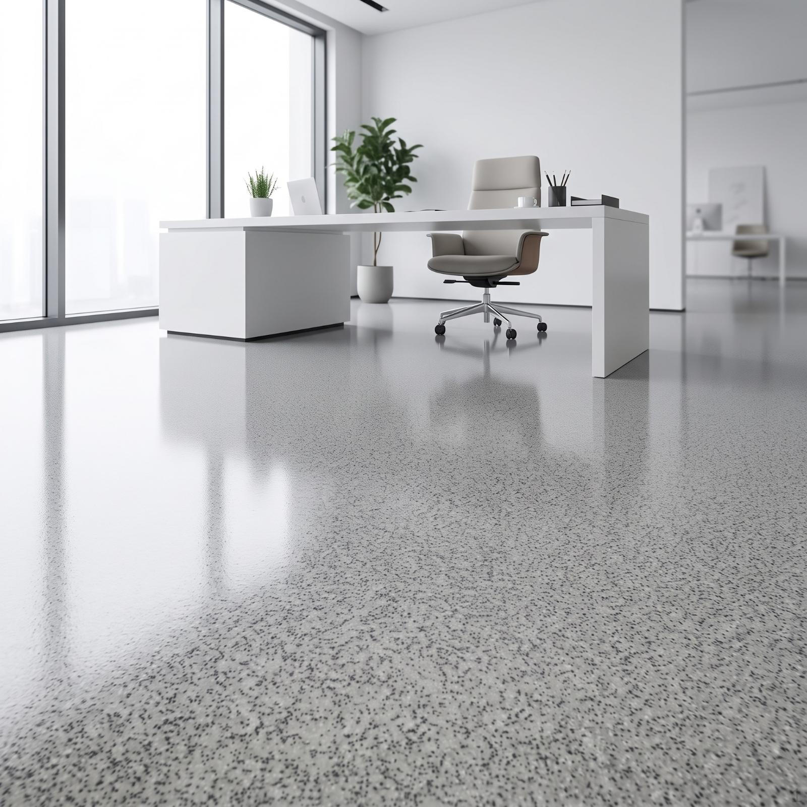 Sand Epoxy Colored Flooring