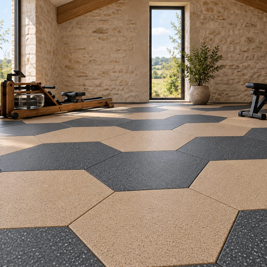 Sprung Konnecta Hextra Gym Flooring