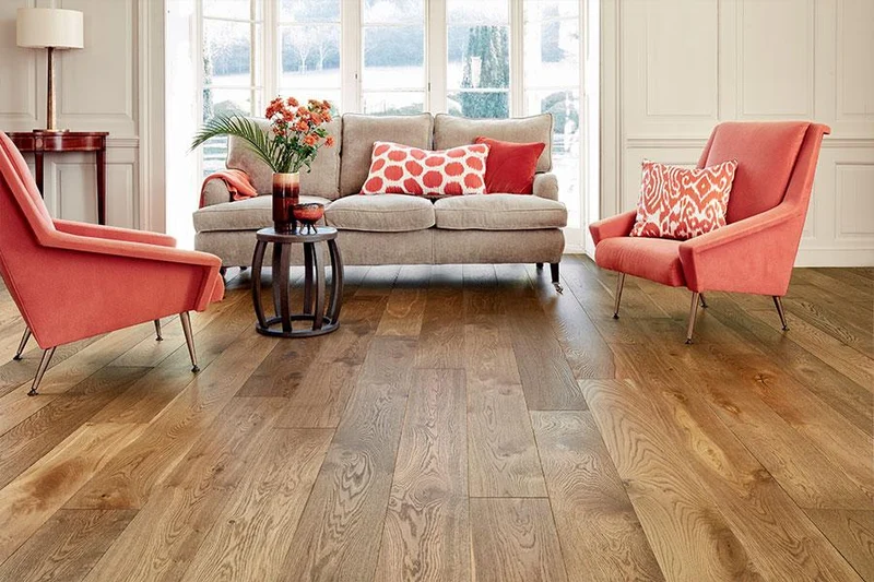 Tawny Brown Wooden Flooring