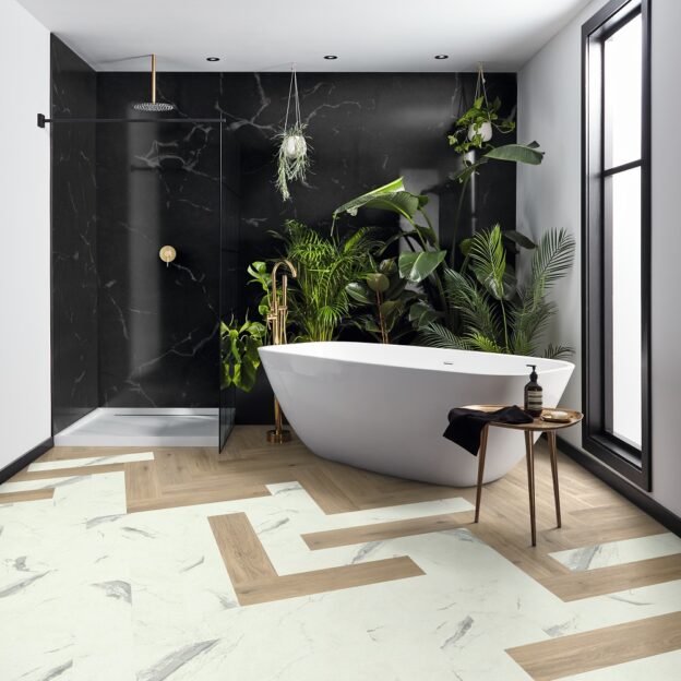 Urban Oak LVT Parquet Flooring