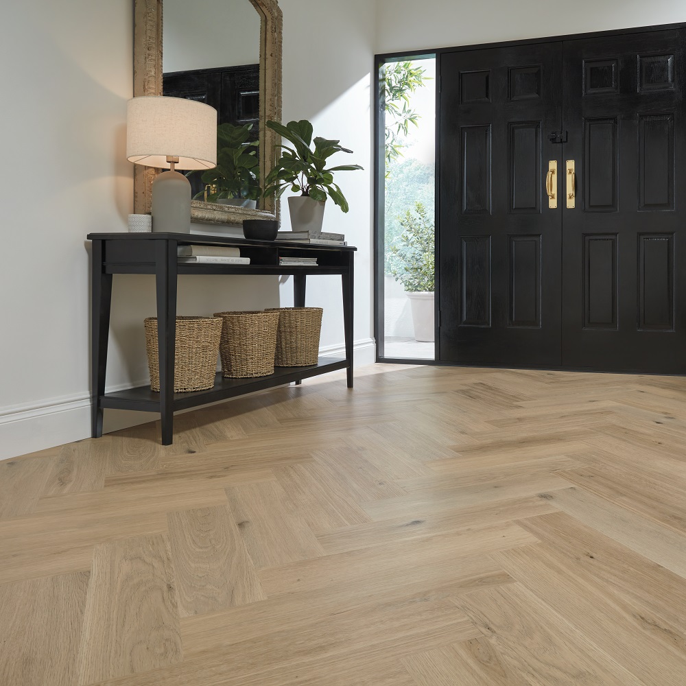 Urban Oak LVT Parquet Flooring